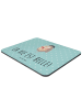 Mr. & Mrs. Panda Mouse Pad Eule Frankreich mit Spruch in Türkis Pastell
