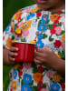 Little Green Radicals Kurzärmeliges Henley-Top in Bunt mit lockerer Passform