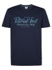 Petrol Industries T-Shirt aus Baumwolle mit Print anderson in Blau