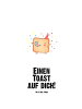 Mr. & Mrs. Panda Trinkflasche Toast Party mit Spruch in Weiß