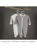 LaLoona Schlafanzug 2er Pack Strampler Pyjama Einteiler - Grau in grau