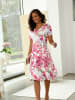 WITT WEIDEN Jersey-Kleid in ecru-magenta-bedruckt