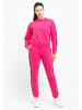Tom Barron Freizeitanzug Tom Barron Zebra Pattern Sweatshirt And Pant Set in FUCHSIA