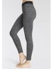 LASCANA ACTIVE Leggings in schwarz-meliert