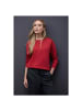Street One Sweatshirt in racing red mel.