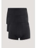 Hessnatur Pants Regular Cut 3er-Pack in schwarz