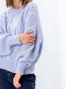TeeShoppen Pullover Emma Cable in Sky Blue