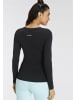 Kangaroos Langarmshirt in schwarz