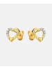 Diamant L'éternel Ohrringe aus 375 Gelbgold