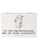 Mr. & Mrs. Panda Truhe Super Ergotherapeutin mit Spruch in Weiß