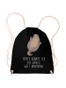 Mr. & Mrs. Panda Gymtasche Otter Umarmen mit Spruch in Schwarz