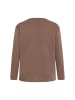KAFFE curve Langarm-Shirt KChellen Loose fit in Deep Taupe