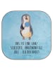 Mr. & Mrs. Panda Bierdeckel Pinguin Lolli mit Spruch in Eisblau