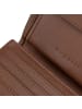 Bugatti Due Geldbörse RFID Schutz Leder 9 cm cognac