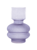 Beliani Blumenvase RODIA in Violett - (W) 14 x (H) 24 x (L) 14 cm
