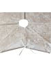 JACK Christbaumdecke Rund Ø 90cm Weihnachtsbaumdecke in Beige / Ornamente