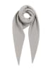 Faera Weicher Strickschal mit dezenter Struktur in Grau
