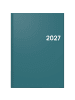 BRUNNEN Buchkalender 795 A5 1 Tag/Seite Balacron-Einband petrol 2027