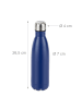 relaxdays 3x Trinkflasche in Blau - 500 ml