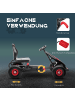 HOMCOM Gokart Tretauto in Rot & Schwarz 121L x 58B x 61H cm