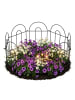relaxdays 6-tlg. Beetzaun Set in Schwarz - (H)45 x (B)240 cm