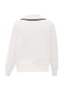 CHANI Damen Strickpullover in Wollweiss