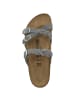 Birkenstock Sandale Franca Braided geöltes Naturleder schmal in grau