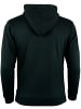 GUGGEN MOUNTAIN Kapuzenpullover Fleece Hoodie in Schwarz