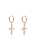 Tamaris Ohrringe Cross in roségold
