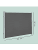 SONGMICS Seitenarmmarkise Sheld in Anthrazit - (B)500 x (H)160 x (T)1 cm