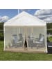 relaxdays Moskitonetz Pavillon in Beige - 3 x 3 m