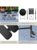 tectake Bistrotisch Set für 2 Personen, Belastbarkeit Stuhl 120 kg