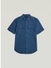 G-Star Raw Marine Slim Hemd rank blue gd