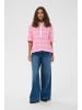 CULTURE T-shirt CUbejse Oversize fit in Begonia Pink/White Stripe