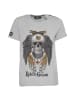Roberto Geissini Skull Perfekt T-Shirt Grau