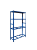 relaxdays Reifenregal in Blau - (B)120 x (H)180 x (T)40 cm