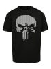 F4NT4STIC Oversize T-Shirt Marvel Punisher Fake Knit in schwarz