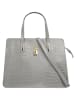 Cluty Handtasche echt Leder in grau