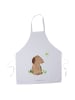 Mr. & Mrs. Panda Schürze Hund Kleeblatt ohne Spruch in Weiß