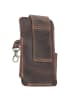 Greenburry Vintage Gürteltasche Leder 8 cm brown