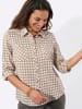 WITT WEIDEN Karo-Flanellbluse in beige-ecru-kariert