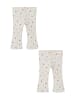 name it Hose 2er-Set modische Schlaghose Flared Fit in Weiß-2