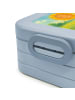 Mr. & Mrs. Panda Bentobox Blume Sonnenblume Design ohne Spruch in Blau Pastell