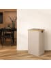 relaxdays Pfandflaschen Sammelbehälter in Beige – 100 l