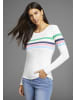 Kangaroos Langarmshirt in weiß