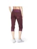 Chillaz W FUJI 2.0 3/4 PANT in Bordeaux