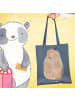 Mr. & Mrs. Panda Stoffbeutel Murmeltier ohne Spruch in Indigo Blue