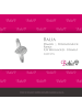BALIA 333 Weißgold - 8 Karat Damen Ringe Blatt weißgold Fingerring 54 (17,2)