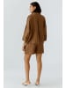 Oui Leinenbluse in partridge