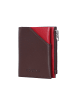Margelisch Echtleder Mini-Geldbörse noonyu slim boy in brown-red